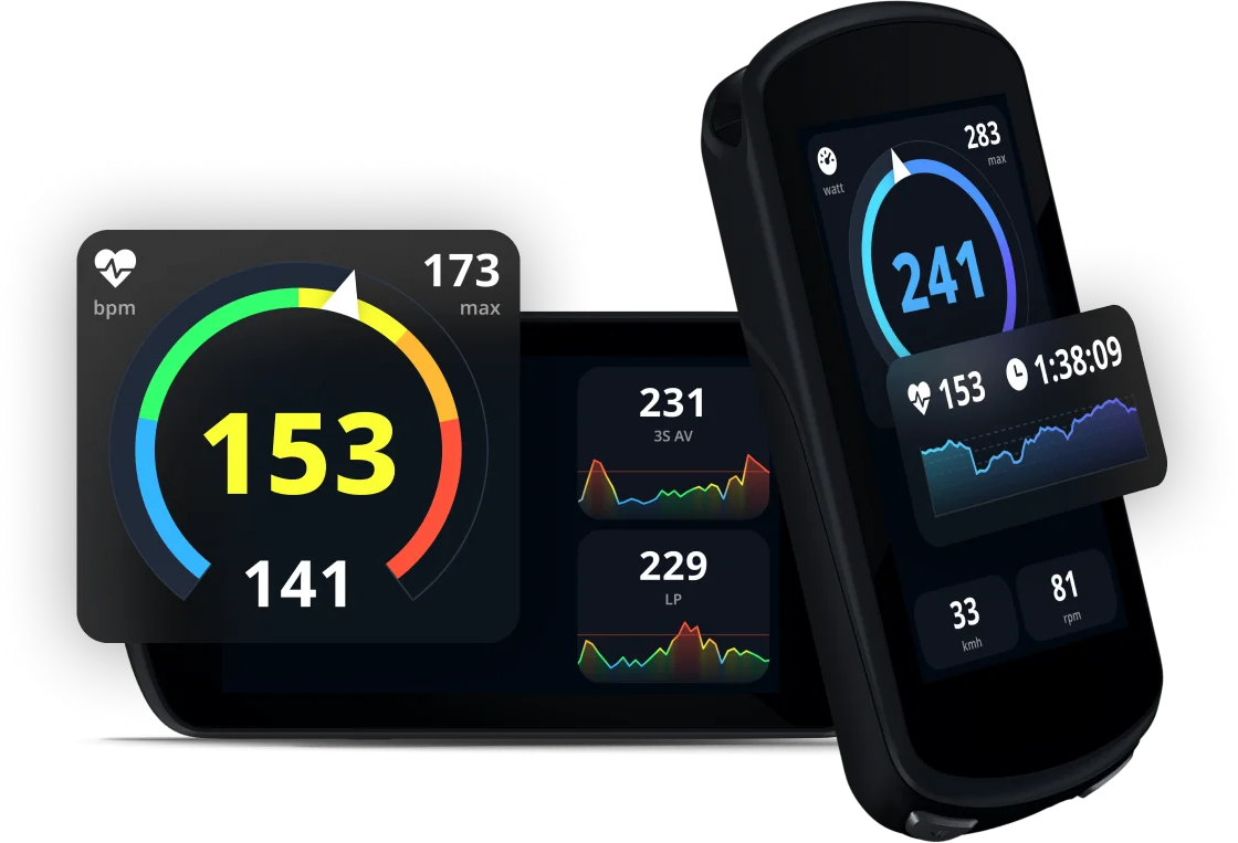 Web, Mobile and Embedded Cycling Solution hero section
