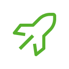 Boosting abstract icon