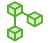 Integration abstract icon