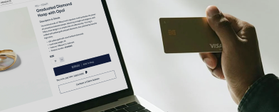 a laptop with a marketplace