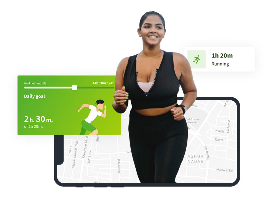 Running and walking apps development