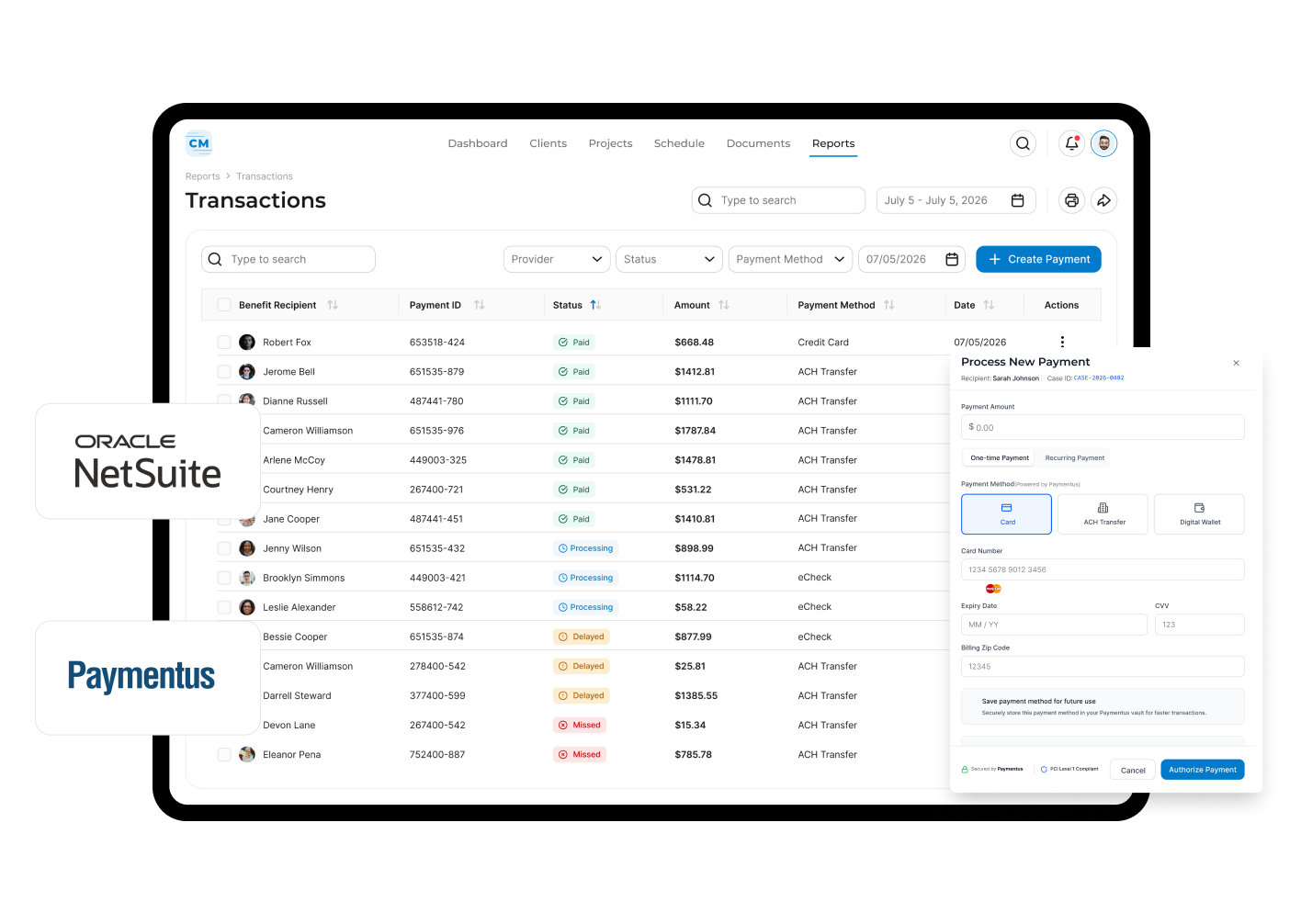 Payment system integration
