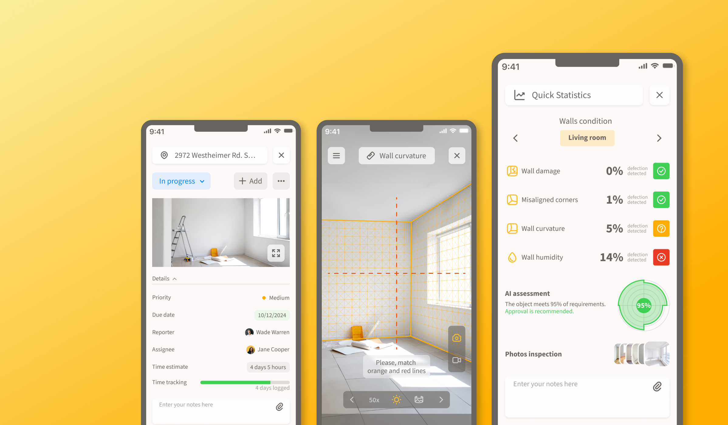 AI-Powered Construction Progress Tracking App