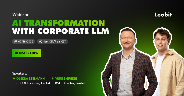 Webinar AI Transformation with Corporate LLM