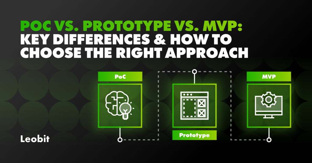 PoC vs. Prototype vs. MVP Development: What is the Difference and...