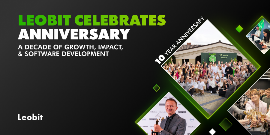 Leobit Celebrates Anniversary: A Decade of Growth, Impact, and Software Development