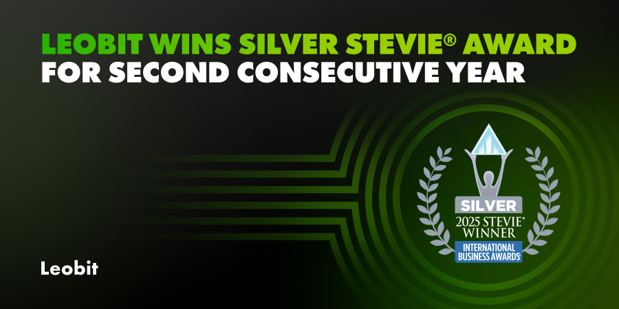Leobit Wins Silver Stevie® Award for Second Consecutive Year