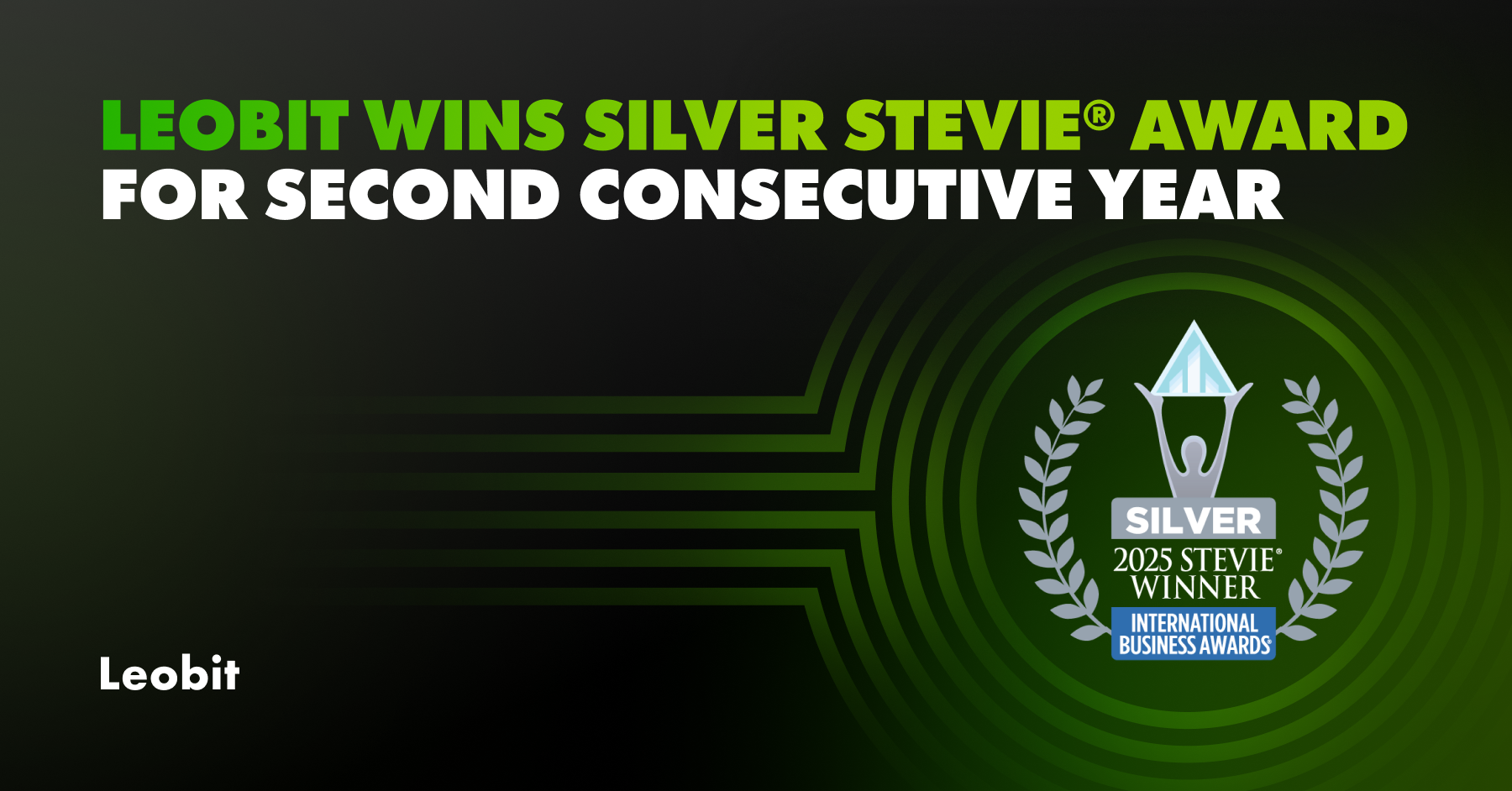 Leobit Wins Silver Stevie® Award for Second Consecutive Year