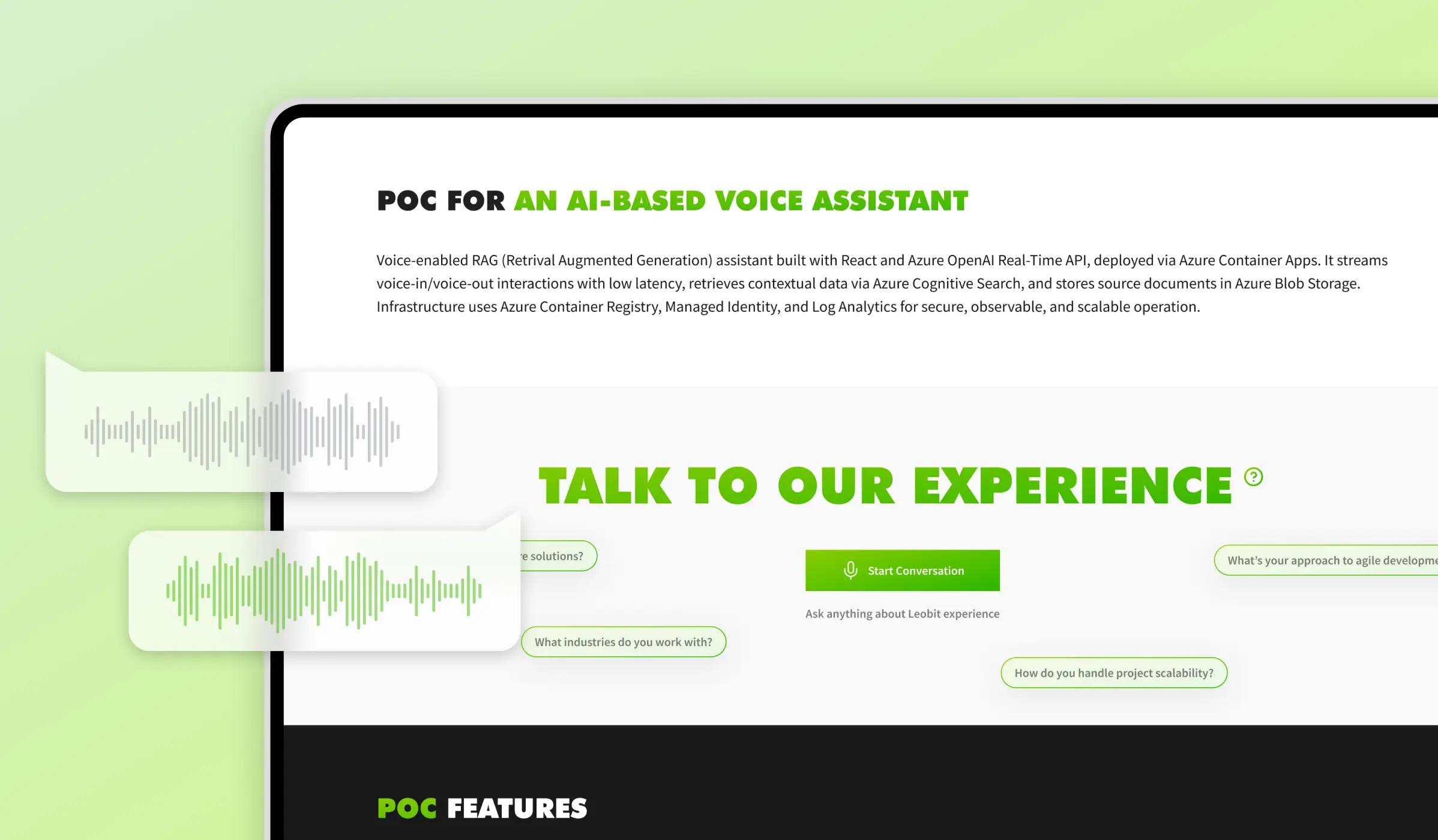 Hero image for PoC for an AI-Powered Voice Assistant