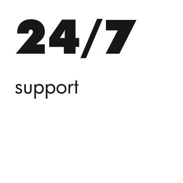 24/7 support