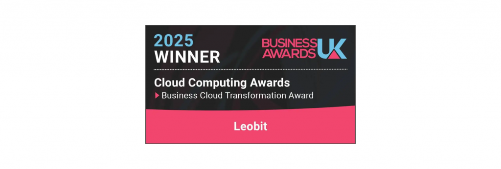 Leobit is proud to become a 2025 Cloud Computing Awards winner