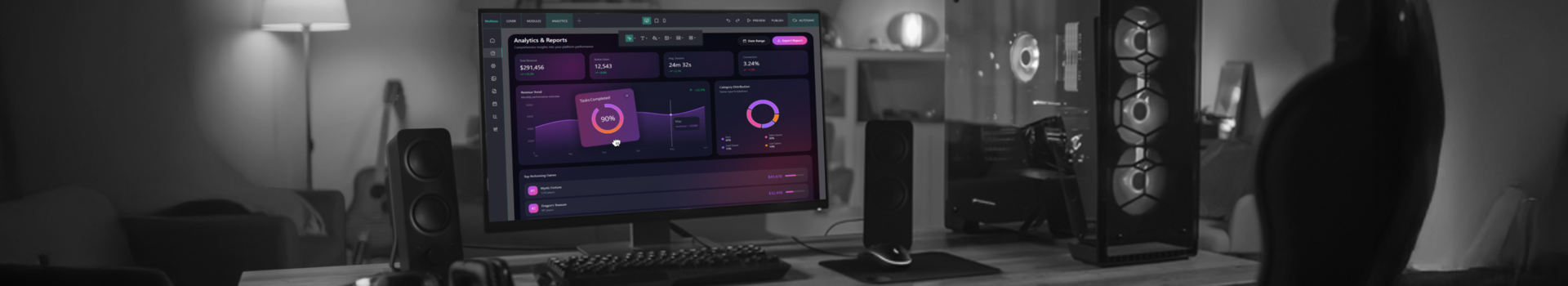 Landscape image eGaming platform