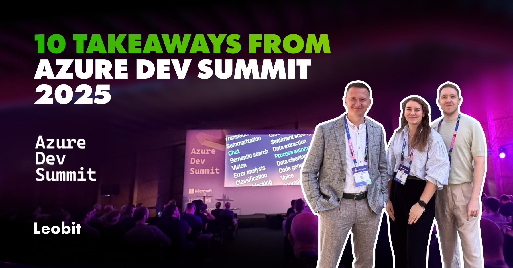 Azure Dev Summit 2025: 10 Takeaways Shaping the Future of Cloud and AI Development