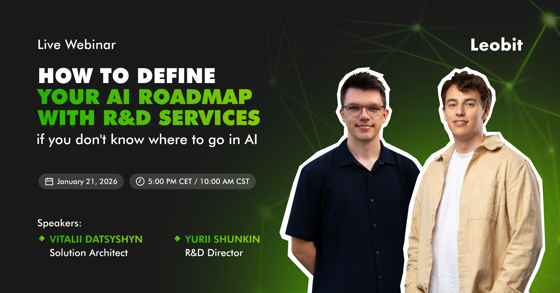 How to define your AI Roadmap
 with R&D Services