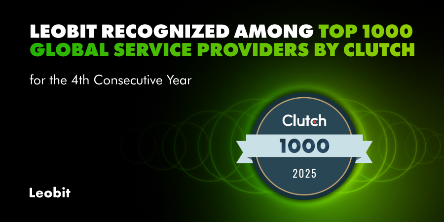 Leobit Recognized Among Top 1000 Global Service Providers by Clutch