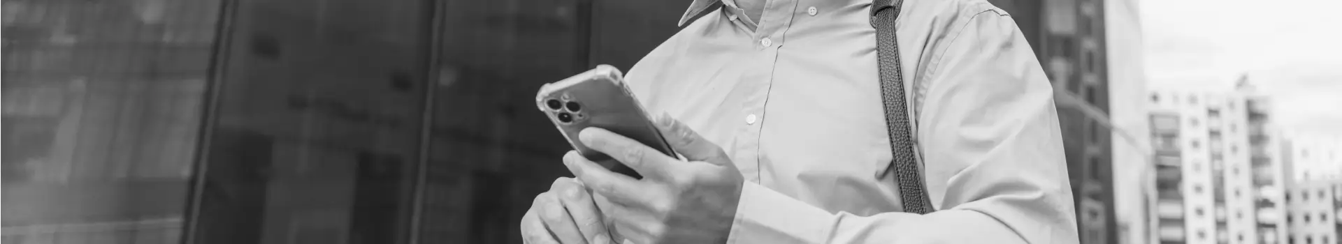 a man using his phone