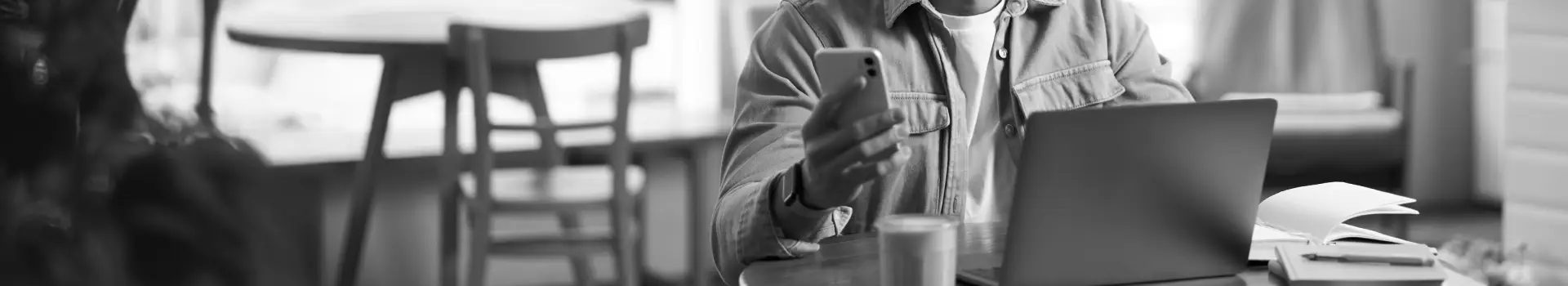 a man using his phone