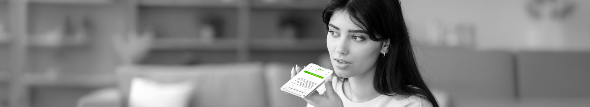 A woman with a mobile phone