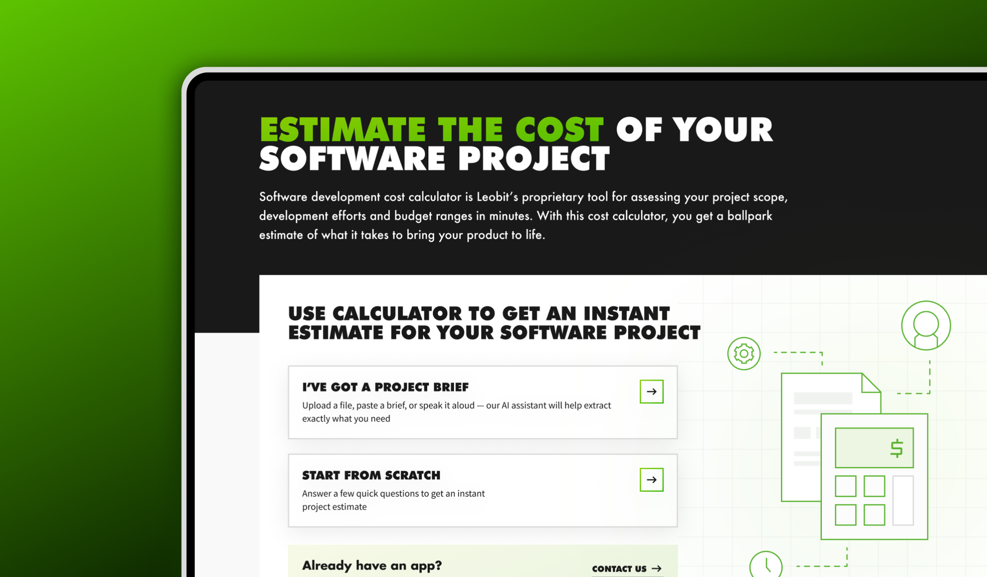 Hero Image for Software Calculator