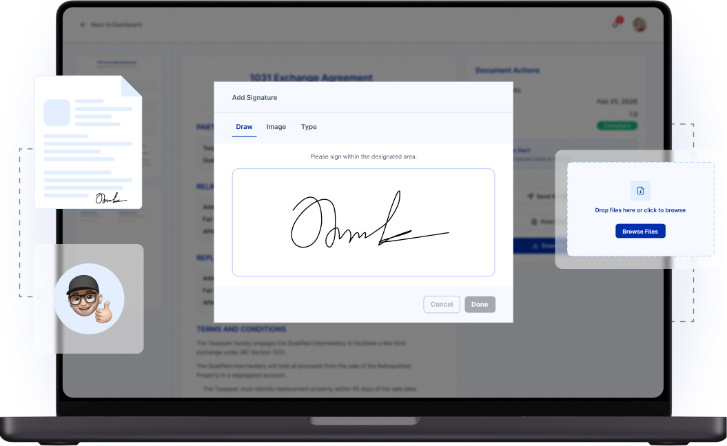 Modernization of a custom document signing service