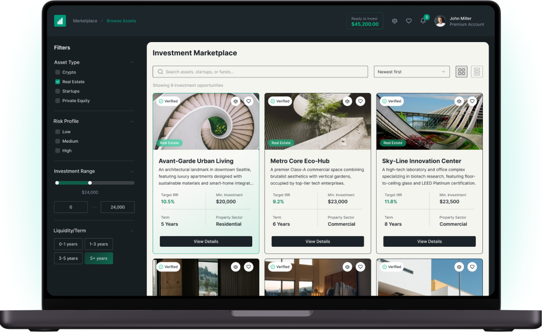 Convenient Selection of Investment Plans