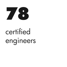 78 certified engineers icon