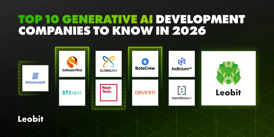 Top 10 Generative AI Development Companies to Know