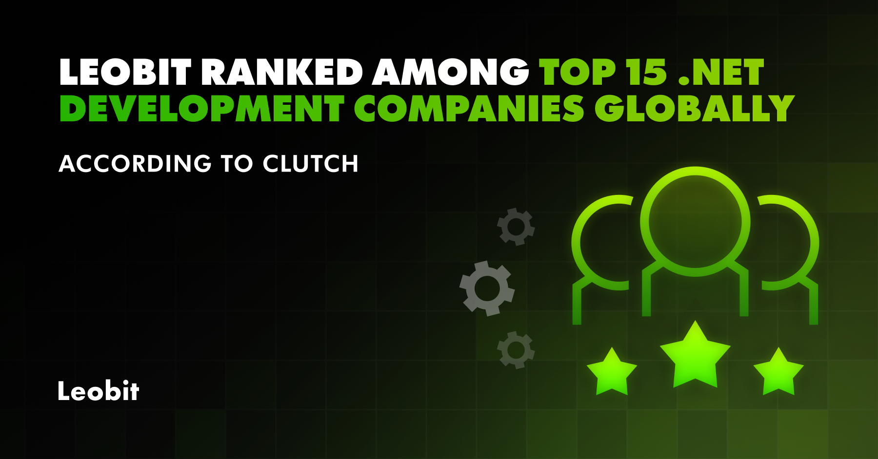 Leobit Ranked among Top 15 .NET Development Companies Globally...