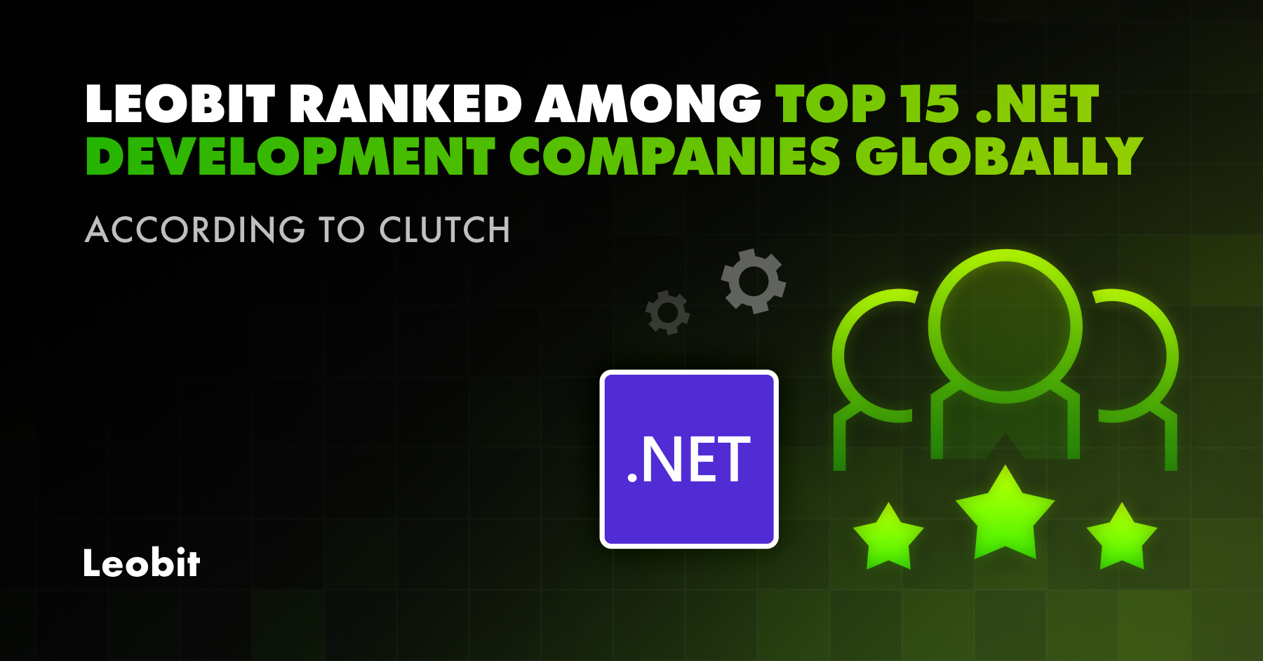 Leobit Ranked among Top 15 .NET Development Companies Globally...