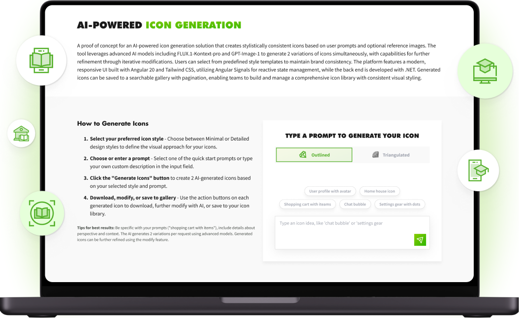 AI-Powered Icon Generation