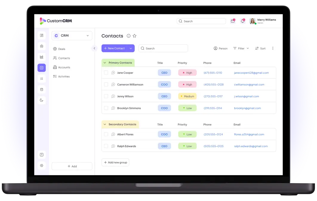 CRM that Can Be Adjusted to Different Business Needs