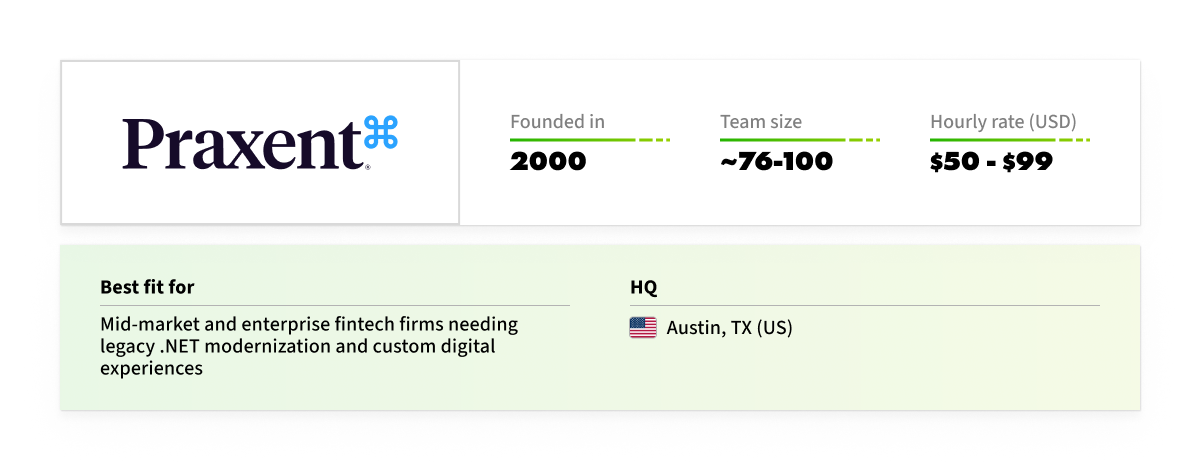 .net companies in texas
