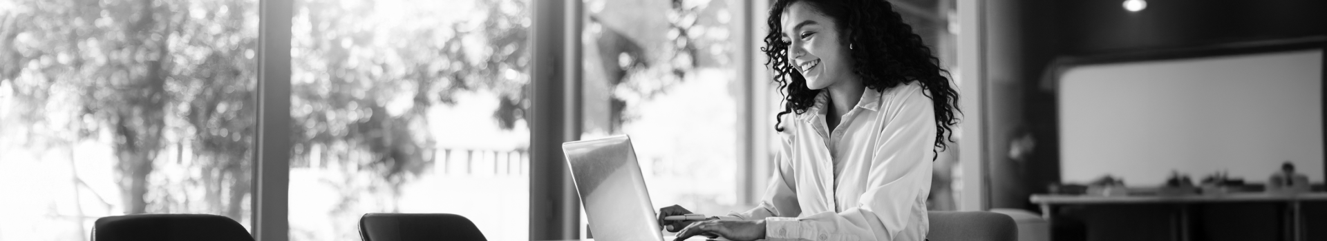 Woman with a laptop