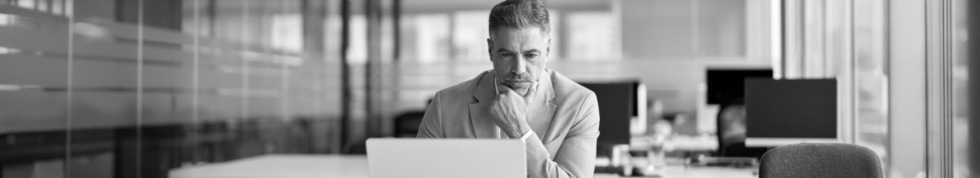 Man with a laptop