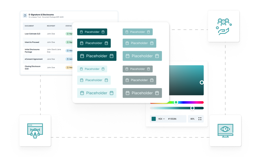 Design system built during active development