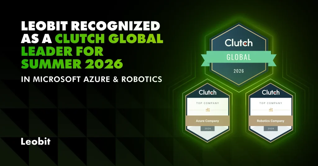 Leobit Recognized as a Clutch Global Leader for Summer 2026