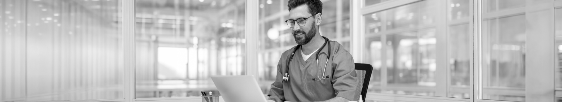 A man using Healthcare Infrastructure
