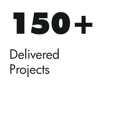 150+ delivered projects