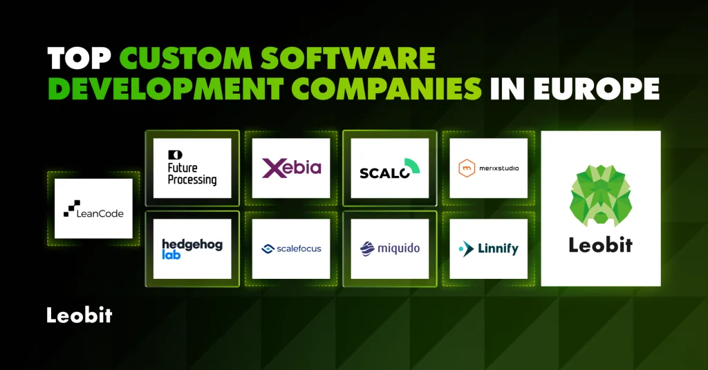Top Custom Software Development Companies in Europe